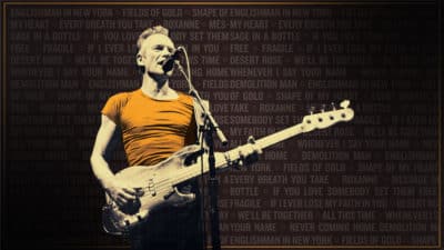 Sting My songs tour